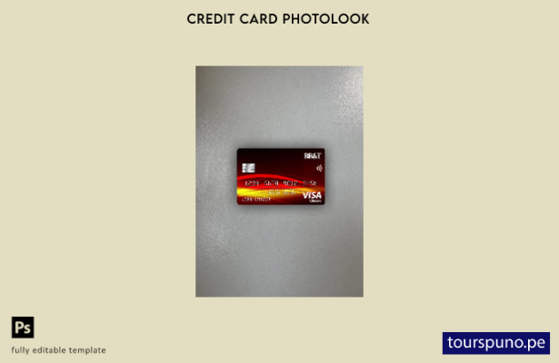 listo para imprimir plantilla frontal de apariencia fotográfica de tarjeta clá 4